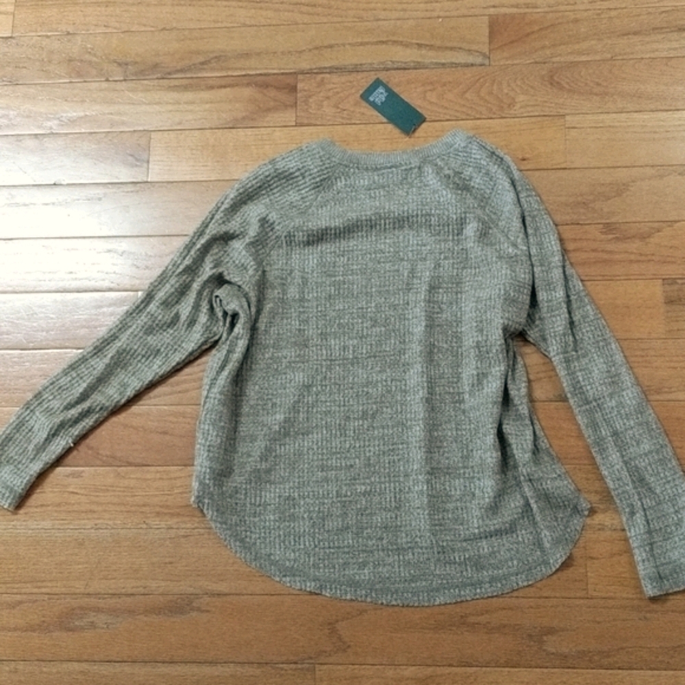 NWT Target Wild Fable waffle knit sweater - Picture 9 of 11